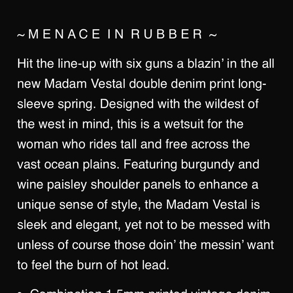 NWT Resin vestal surf suit - Picture 15 of 16